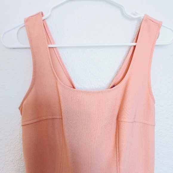 Lulu's Home Before Daylight Barbie Pink/Apricot Mini Skater Dress - Picture 9 of 13